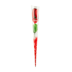 گل رز قیفی چاپدار (love) 24 عددی
