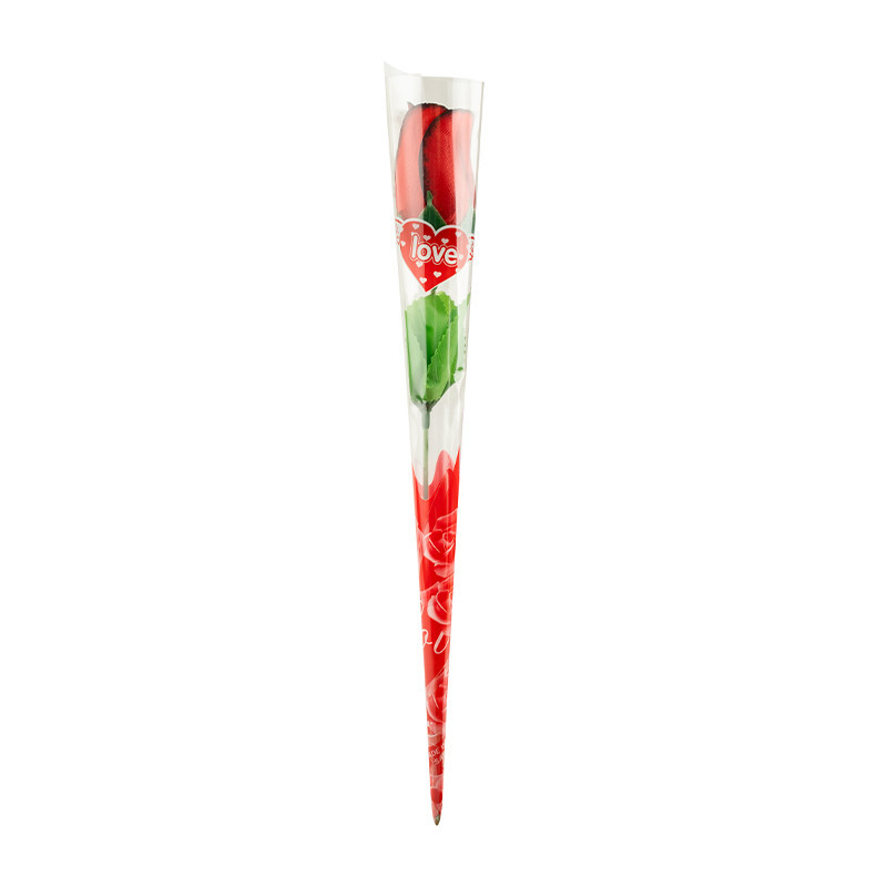 گل رز قیفی چاپدار (love) 24 عددی