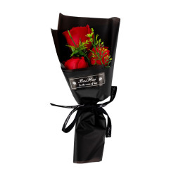 گل رز سرخ معطر داخل طلق NSG-365