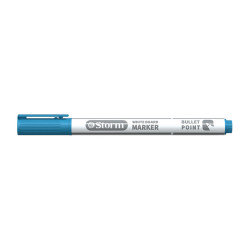 ماژیک وایت برد استورم آبی قلمی گرد 12 عددی HL-340701