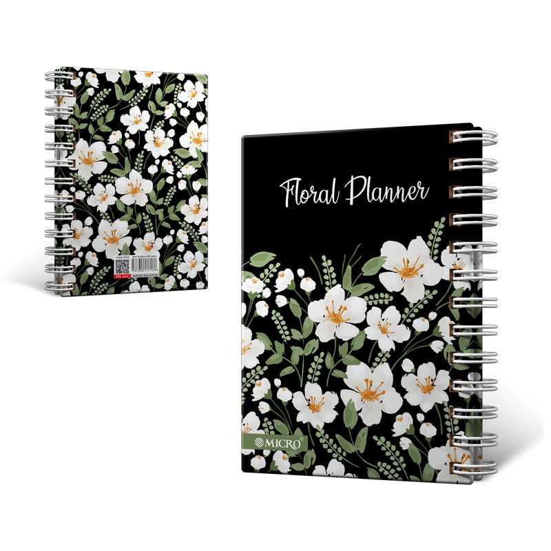 دفتر پلنر میکرو فلورال 15*11 سلفون سیمی 100 برگ J23