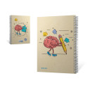 دفتر میکرو کرافت B5 فنر دوبل 100 برگ F2(800125)