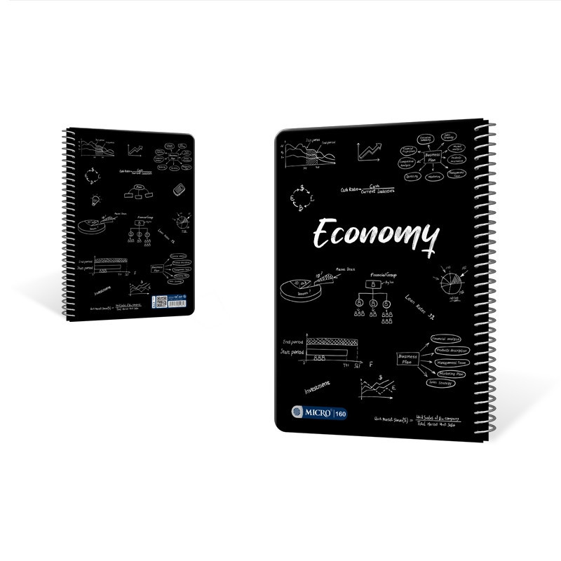 دفتر میکرو وزیری سلفون موضوعی 160 برگ C79