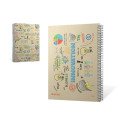 دفتر میکرو کرافت B5  تک سیم 160 برگ F3