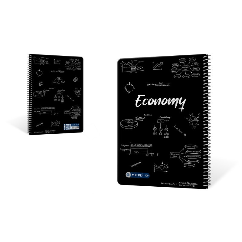 دفتر میکرو سلفون A4 سیمی 100 برگ علوم C99