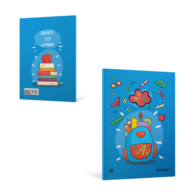 دفتر میکرو ته چسب دو خط 50 برگ D21